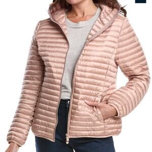 Save The Duck size 2 medium powder pink Quilted Jacket puff coat